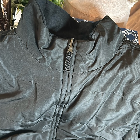Reversible men’s Faux Suede & Black Puffer Outerwear Jack Vest Mens Extra Large - Picture 6 of 9